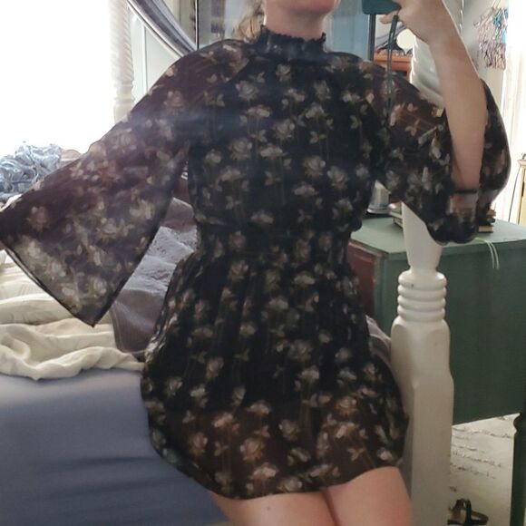 Rachel by Rachel Roy Floral Mini Dress - Picture 12 of 12